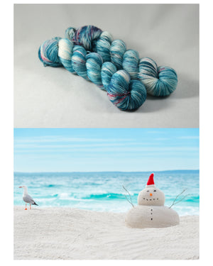 Destination Yarn fingering weight yarn Australian Snowman