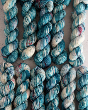 Destination Yarn fingering weight yarn Australian Snowman