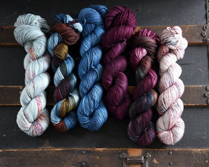 Destination Yarn fingering weight yarn Cakepalooza 2022 FULL SKEIN SET