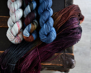 Destination Yarn fingering weight yarn Cakepalooza 2022 FULL SKEIN SET