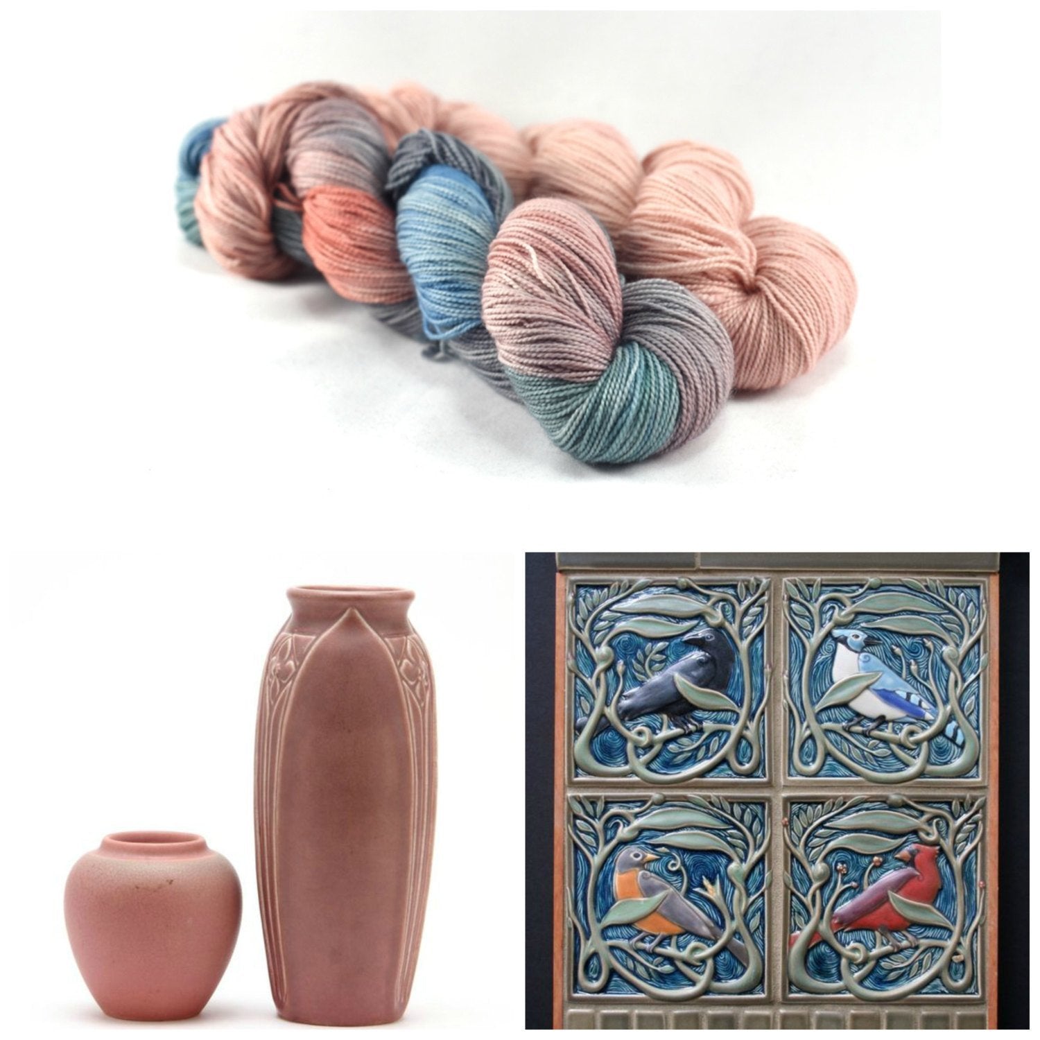 Destination Yarn fingering weight yarn CERAMIC PINK