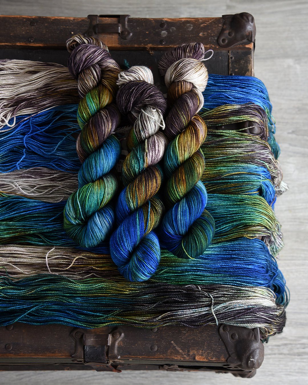 Destination Yarn fingering weight yarn Chesapeake Bay