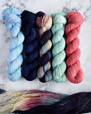 Destination Yarn fingering weight yarn Chicago Cityscape - dyed to order