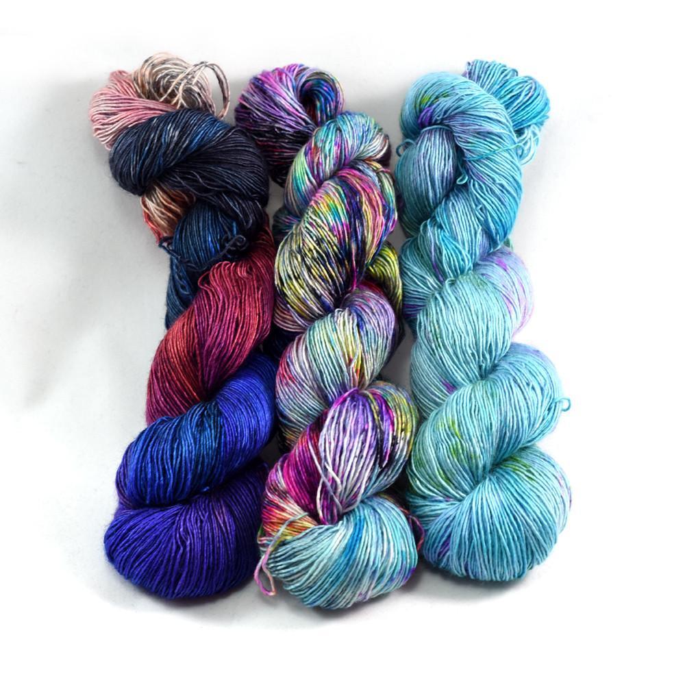 Color Run Yarn Neon Speckled Yarn, Speckled Yarn, Yarn with Speckles