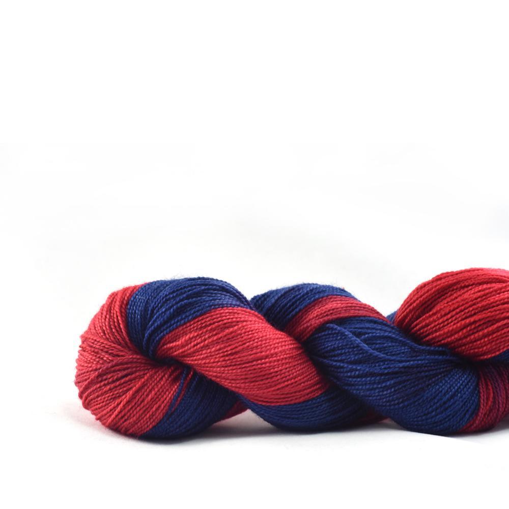 Cleveland Yarn, Cleveland Baseball Yarn, Hand Dyed Yarn, Sports Yarn