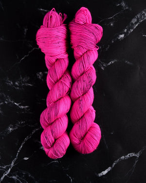 Destination Yarn fingering weight yarn Electric Pink