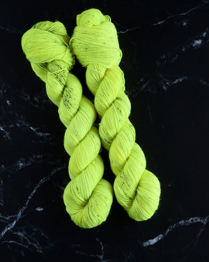 Destination Yarn fingering weight yarn Electric Yellow
