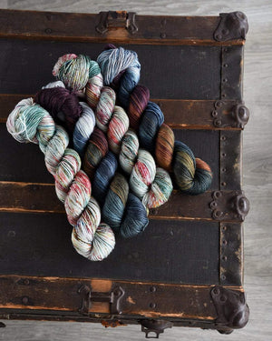 Destination Yarn fingering weight yarn Fall at the Lake