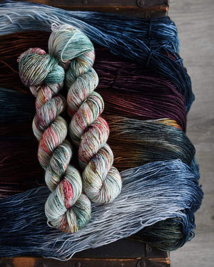 Destination Yarn fingering weight yarn Fall at the Lake