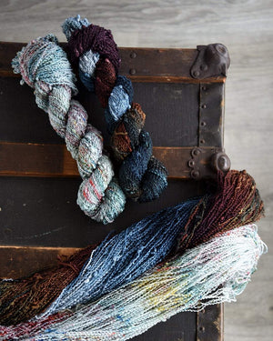 Destination Yarn fingering weight yarn Fall at the Lake