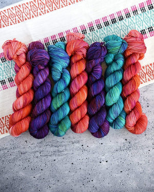Destination Yarn fingering weight yarn First Class Silk Guatapé