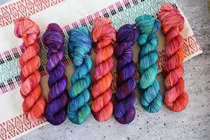 Destination Yarn fingering weight yarn First Class Silk Guatapé