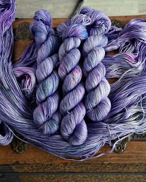 Destination Yarn fingering weight yarn First Class Silk Waterton Lakes National Park