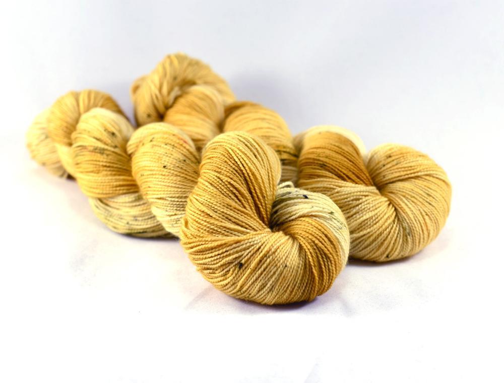 Destination Yarn fingering weight yarn Fried Cheese Curds