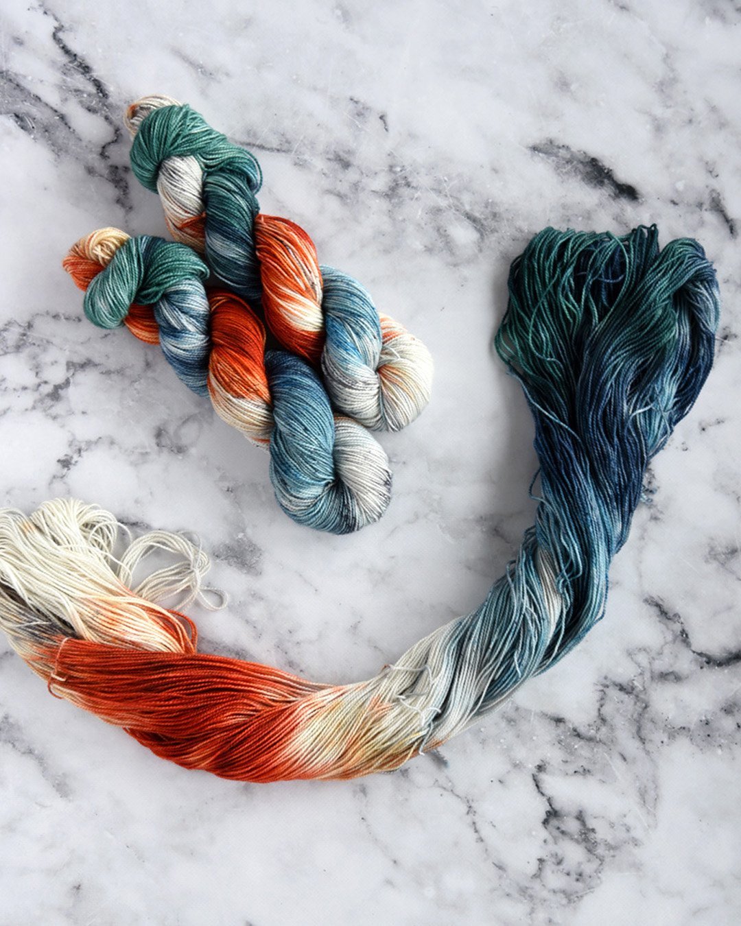 Destination Yarn fingering weight yarn Golden Gate