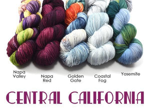 Destination Yarn fingering weight yarn Golden Gate