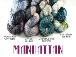 Destination Yarn fingering weight yarn Grand Central Station