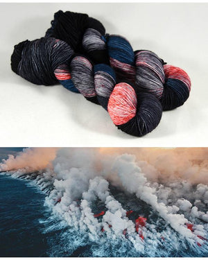 Destination Yarn fingering weight yarn Hawai'i Volcanoes National Park