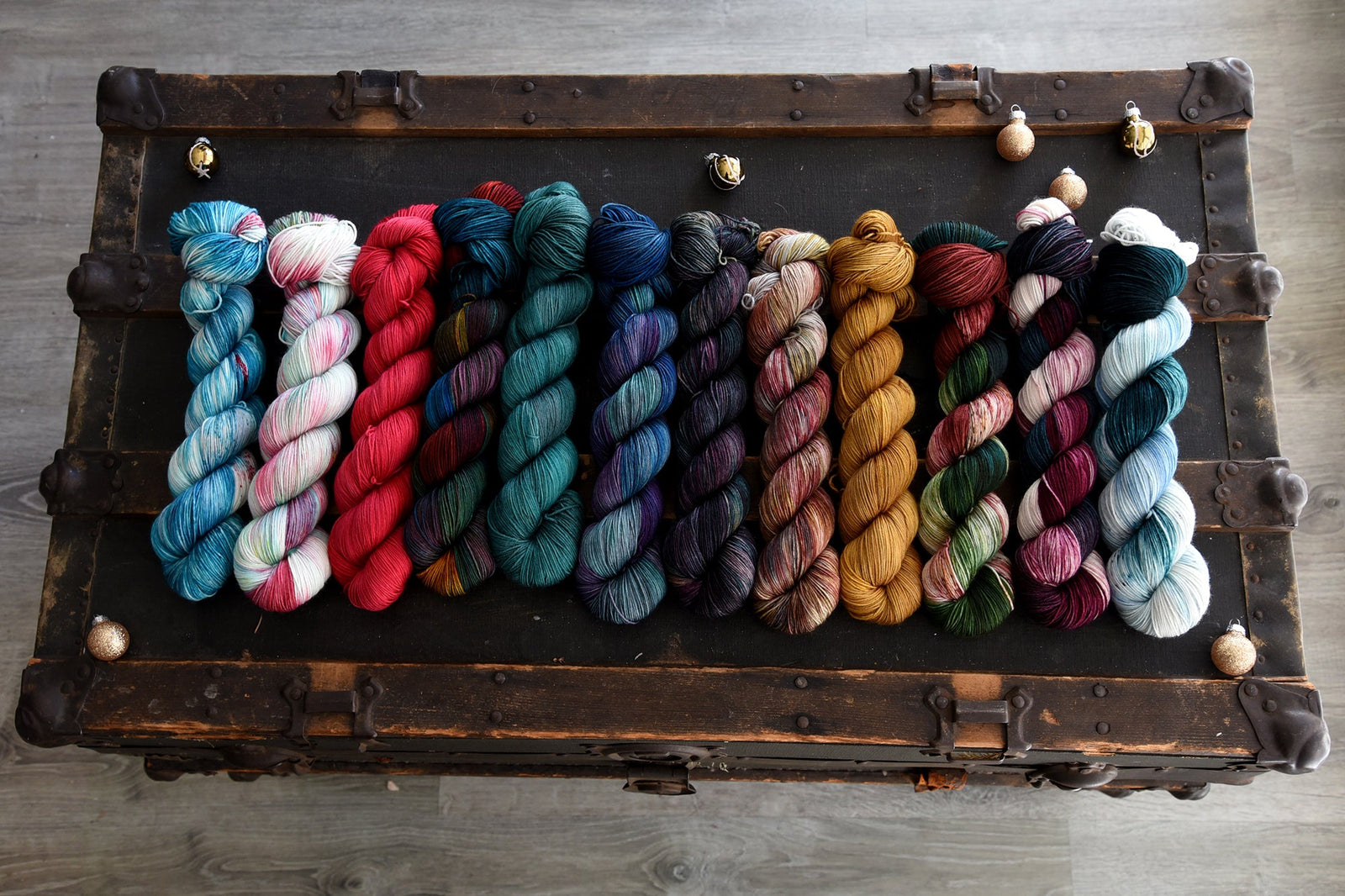 Destination Yarn fingering weight yarn Holiday 2022 Collection - FULL SKEIN SET