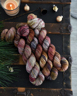 Destination Yarn fingering weight yarn Holiday 2022 Collection - New Variegated Colorways FULL SKEIN SET