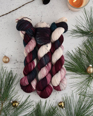 Destination Yarn fingering weight yarn Holiday 2022 Collection - New Variegated Colorways FULL SKEIN SET