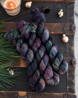 Destination Yarn fingering weight yarn Holiday 2022 Collection - New Variegated Colorways FULL SKEIN SET