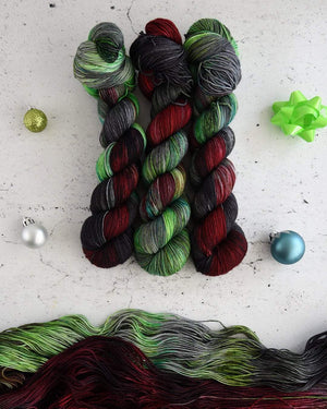 Destination Yarn fingering weight yarn Holiday River Parade