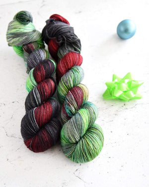 Destination Yarn fingering weight yarn Holiday River Parade