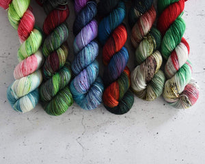 Destination Yarn fingering weight yarn Ice Hotel