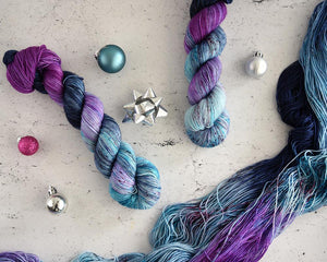 Destination Yarn fingering weight yarn Ice Hotel