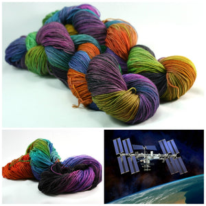 Destination Yarn fingering weight yarn International Space Station - Dyed to Order