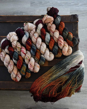Destination Yarn fingering weight yarn Little Miami River