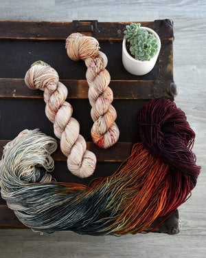 Destination Yarn fingering weight yarn Little Miami River
