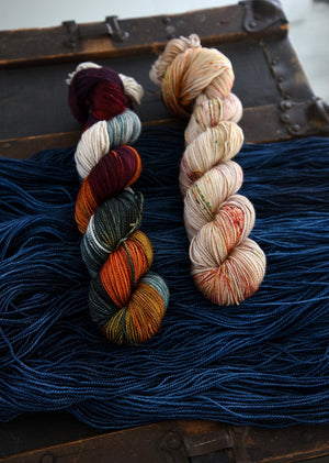 Destination Yarn fingering weight yarn Little Miami River