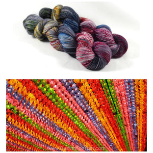 Destination Yarn fingering weight yarn Lotus Lantern Festival