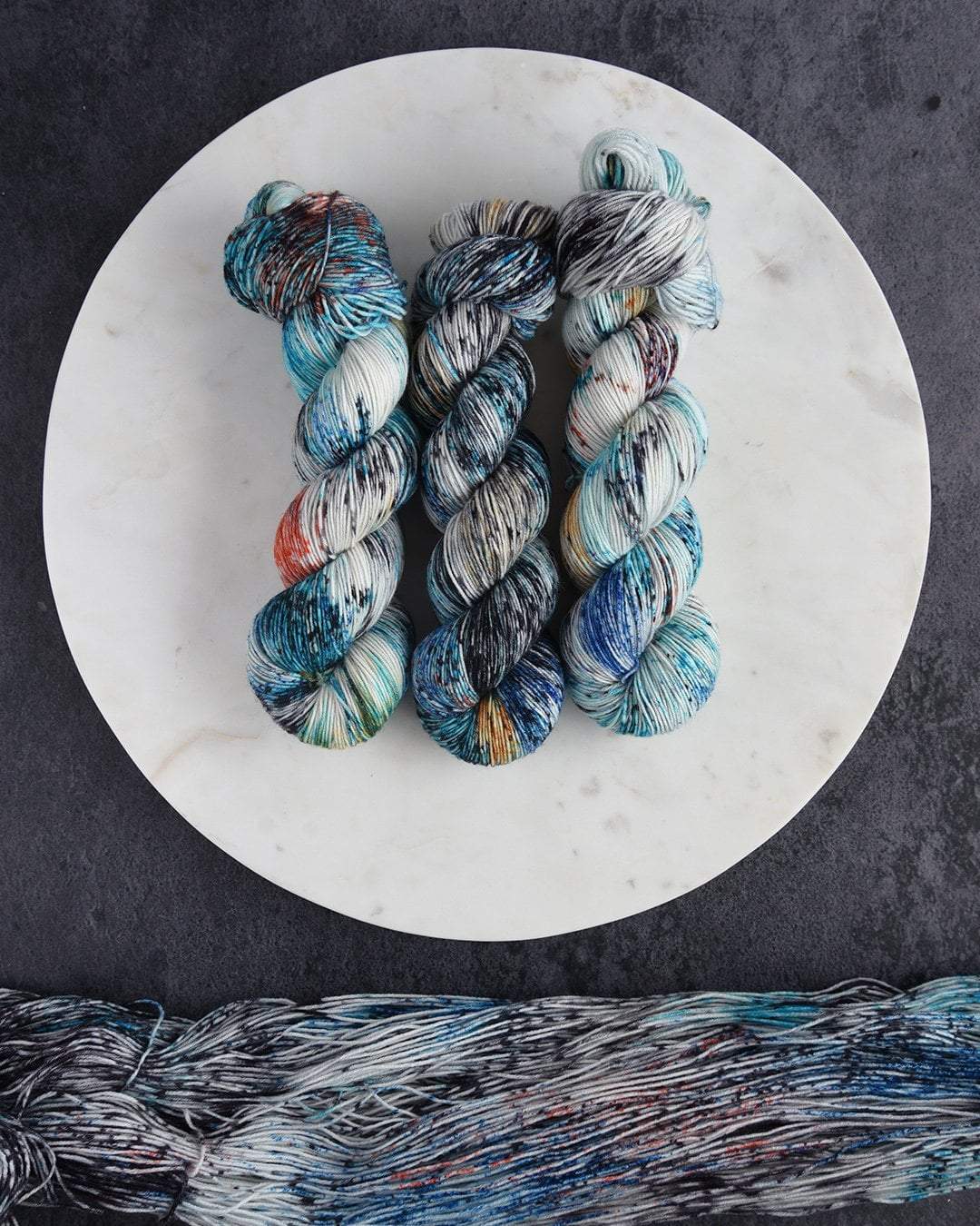 Destination Yarn fingering weight yarn Lunar Landing - Dyed to Order