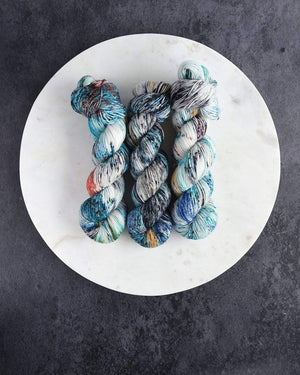 Destination Yarn fingering weight yarn Lunar Landing - Dyed to Order