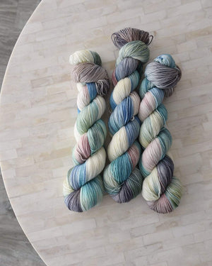 Destination Yarn fingering weight yarn Mediterranean Set- dyed to order