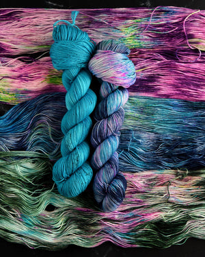 Destination Yarn fingering weight yarn Mermaid