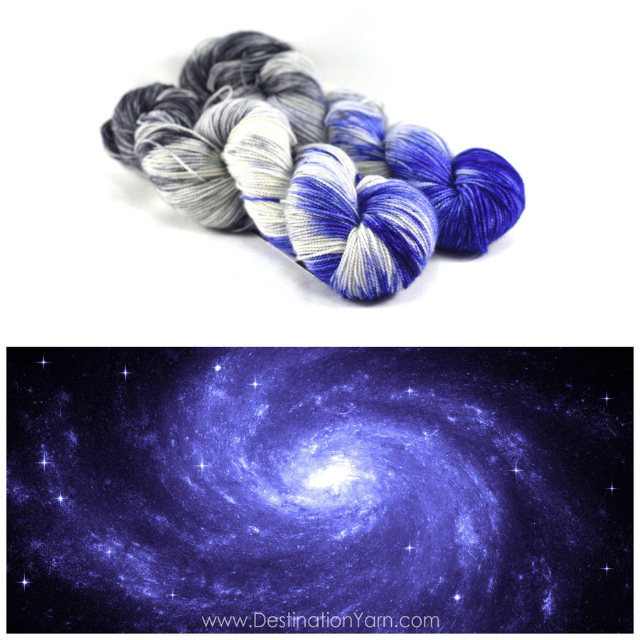 Destination Yarn fingering weight yarn Milky Way - Dyed to Order