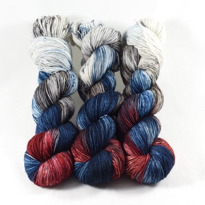 Destination Yarn fingering weight yarn Mystic CT