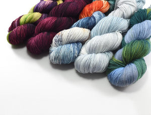 Destination Yarn fingering weight yarn NAPA RED