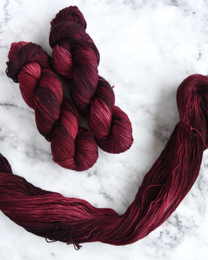 Destination Yarn fingering weight yarn NAPA RED