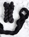 Destination Yarn fingering weight yarn Noir - dyed to order