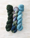 Destination Yarn fingering weight yarn Olive - dyed to order