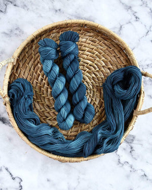 Destination Yarn fingering weight yarn Pacific