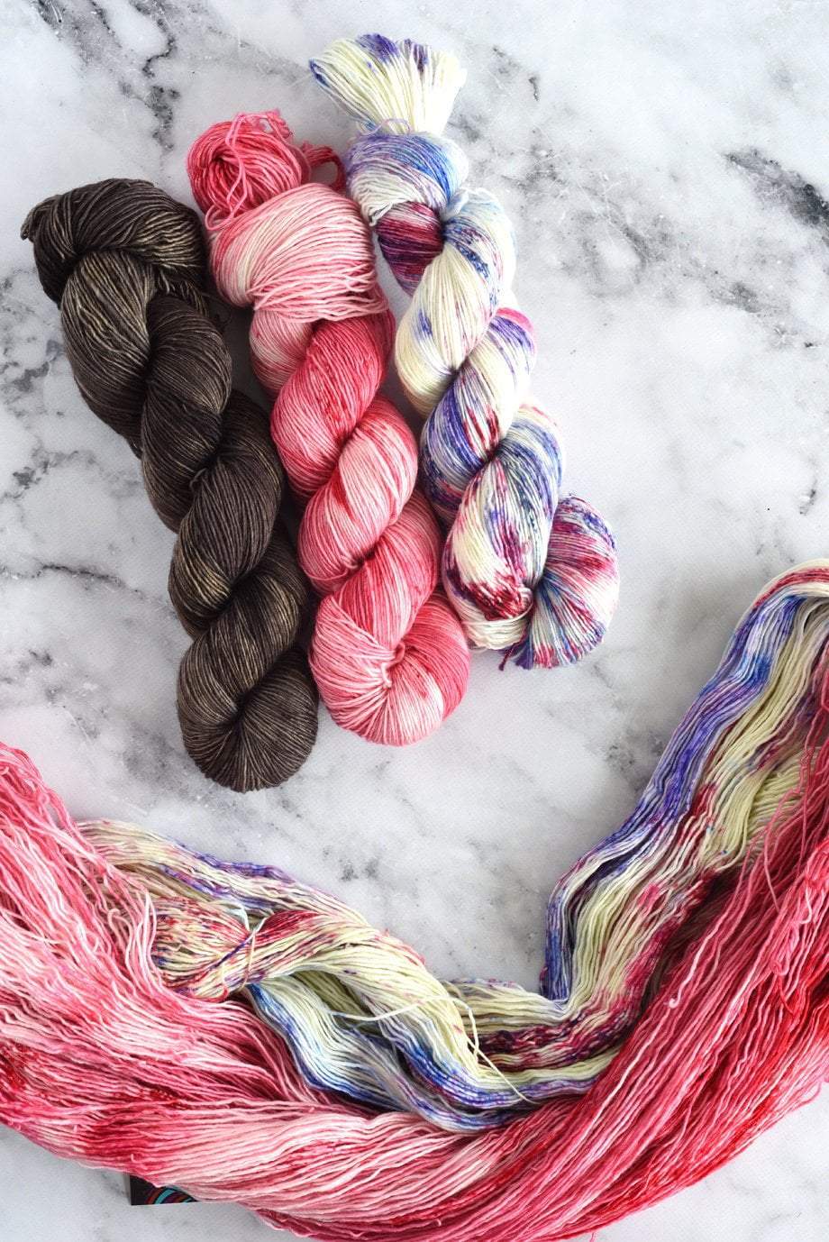 Destination Yarn fingering weight yarn Passport Mt. Fuiji