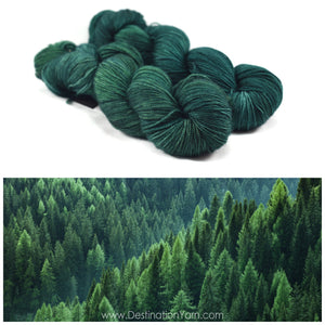 Destination Yarn fingering weight yarn PINE FOREST