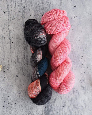 Destination Yarn fingering weight yarn Plumeria