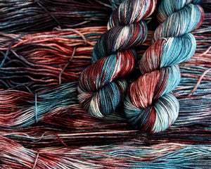 Destination Yarn fingering weight yarn Pluto